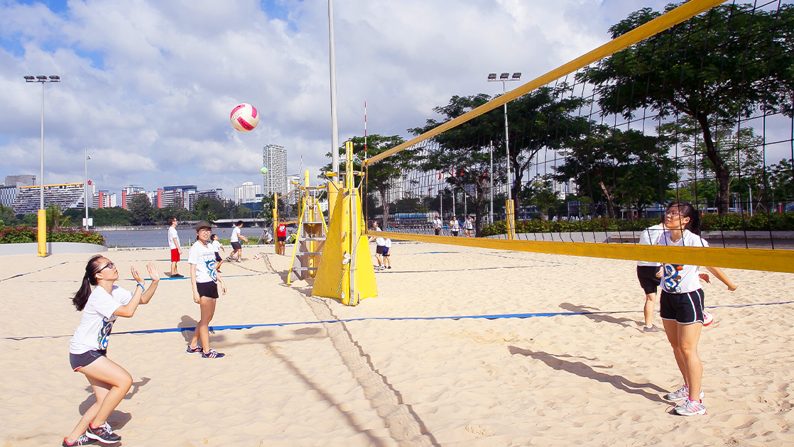 Beach Volleyball Court Booking Singapore Sports Hub